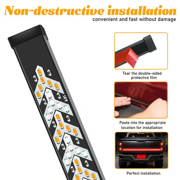 🔥40-60-Inch LED Tailgate Light Bar Strip