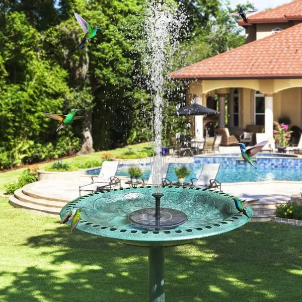 ✨LAST DAY 49% OFF🔥- Solar Birdbath Fountain – Garden Decor Must-Have ⛲🌿
