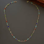 Multicolour Long Neckpiece