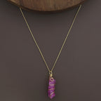 Binded Dyed Stone Neckpiece