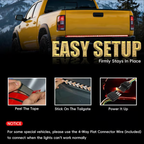 🔥40-60-Inch LED Tailgate Light Bar Strip