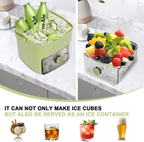 🔥LAST DAY 50% OFF - 🧊Portable Ice Maker with Lid and Storage Box (✨Includes Ice Tongs)