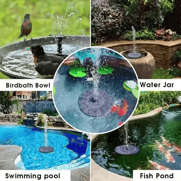 ✨LAST DAY 49% OFF🔥- Solar Birdbath Fountain – Garden Decor Must-Have ⛲🌿
