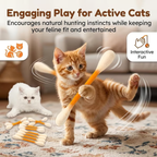 ❤️For happy, healthy, and active indoor cats🐱Swabs Large Size Cat Toys with Catnip