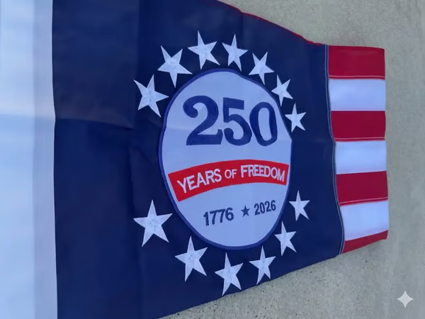🔥Last Day 50% OFF - 🇺🇸✨QLASH 250th Anniversary Commemorative USA Flag (1776–2026)